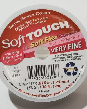 Soft Touch Premium Flex Wire -- Satin Steel .014 100 ft.
