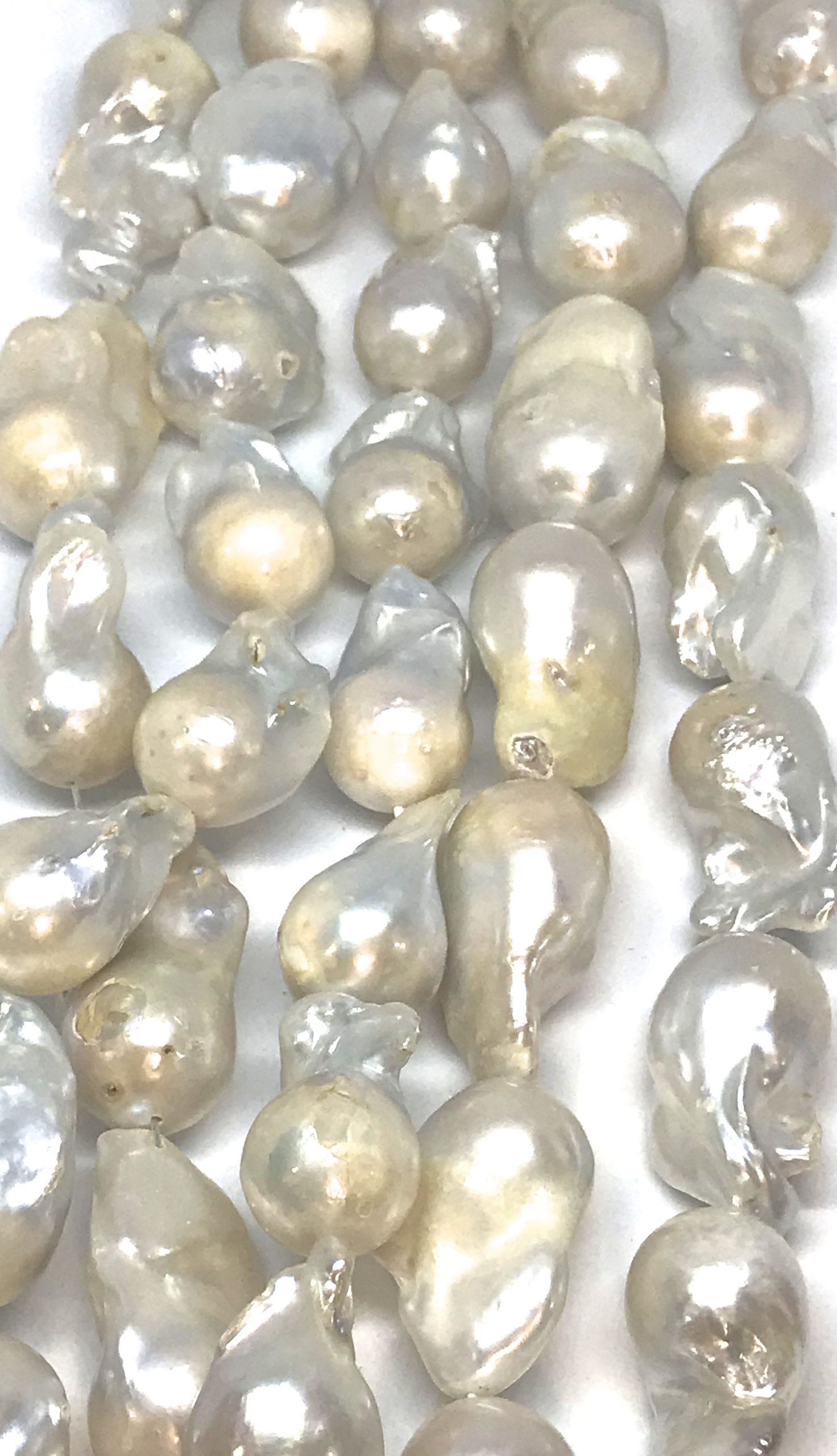 Unique and Natural Baroque Pearl Strand - Sizes 14-25mm